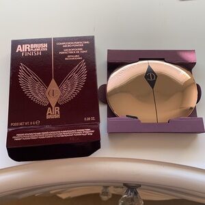 🤍NIB CHARLOTTE TILBURY TAN AIRBRUSH FLAWLESS FINISH POWDER🤍